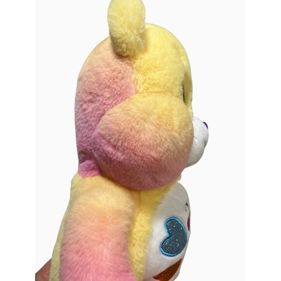 Care Bears 14" Calming Heart Bear Plush Toy Pink Yellow - Picture 11 of 11